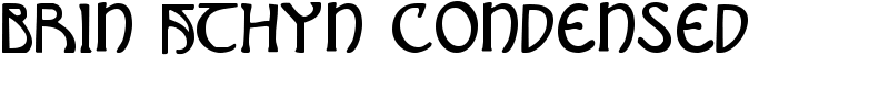 Brin Athyn Condensed Font