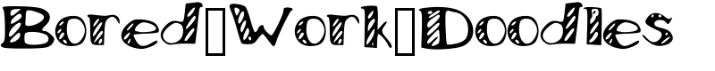Bored_Work_Doodles Font