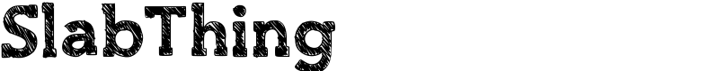 SlabThing Font