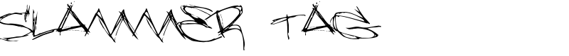 Slammer tag Font