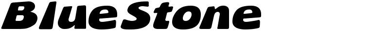 BlueStone Font