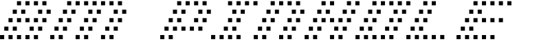 BM pinhole Font