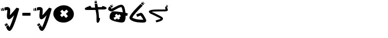 Y-Yo Tags Font