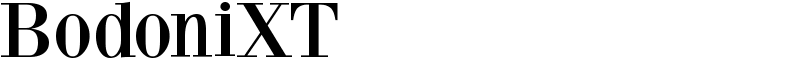 BodoniXT Font