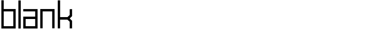 blank Font