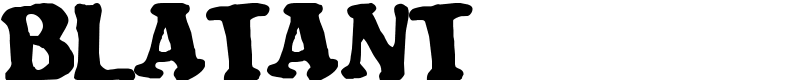 Blatant Font
