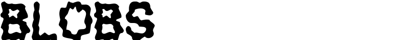 Blobs Font