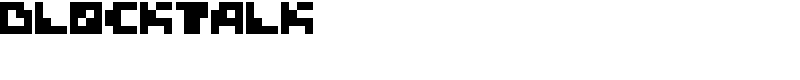 BlockTalk Font