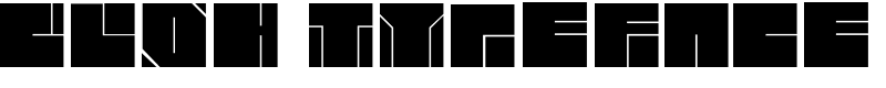 blok typeface Font