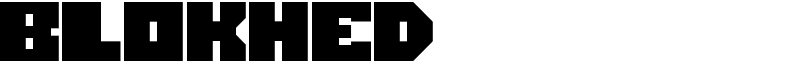 Blokhed Font