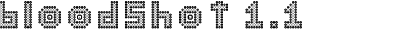 Bloodshot 1.1 Font