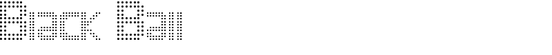 Black Ball Font
