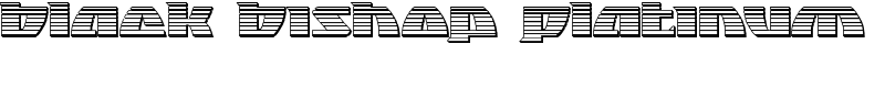 Black Bishop Platinum Font