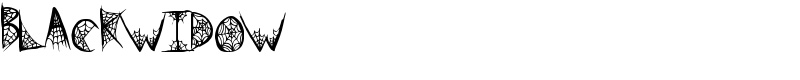 BlackWidow Font