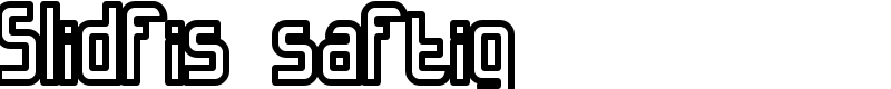 Slidfis saftig Font