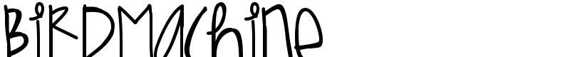 BirdMachine Font