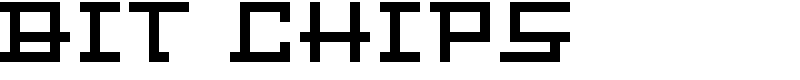 Bit Chips Font