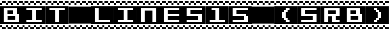 Bit Lines15 (sRB) Font
