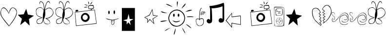 Bella K. Dings Are Cool Font