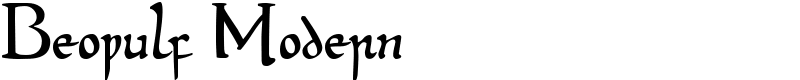Beowulf Modern Font