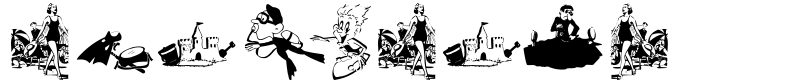 BeachBats Font