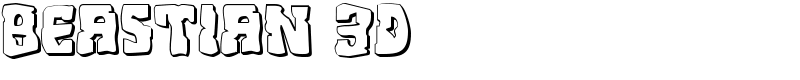 Beastian 3D Font