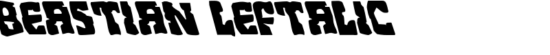 Beastian Leftalic Font