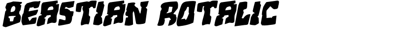 Beastian Rotalic Font
