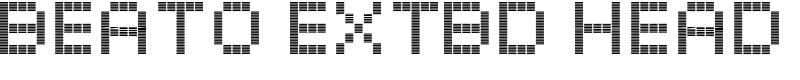 Beato ExtBd Head Font