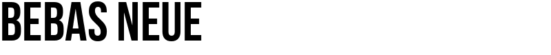 Bebas Neue Font