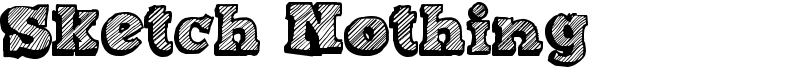 Sketch Nothing Font