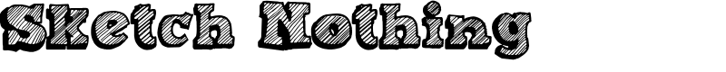 Sketch Nothing Font