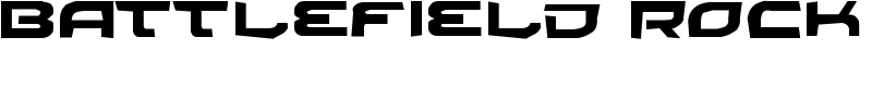 Battlefield Rock Font