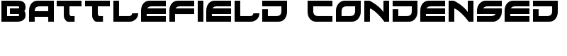 Battlefield Condensed Font