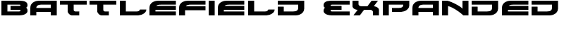 Battlefield Expanded Font