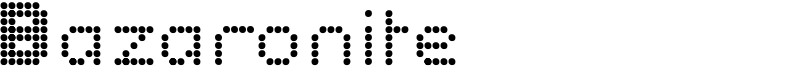 Bazaronite Font