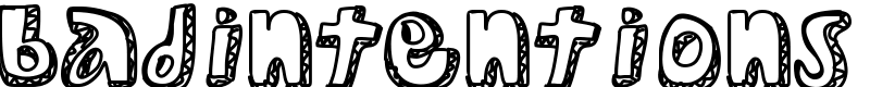 BadIntentions Font