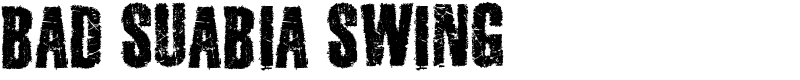 Bad Suabia Swing Font