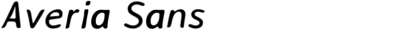 Averia Sans Font