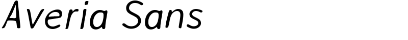 Averia Sans Font