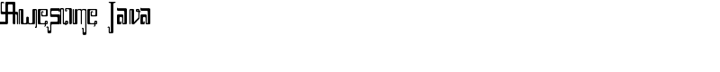Awesome Java Font