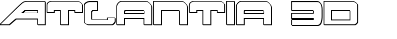 Atlantia 3D Font