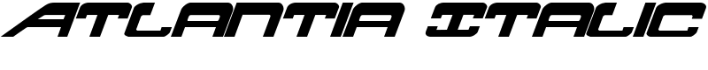 Atlantia Italic Font