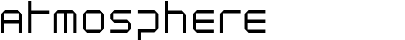 Atmosphere Font