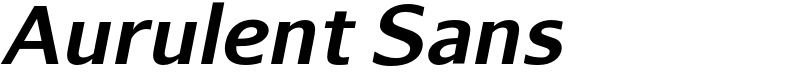 Aurulent Sans Font