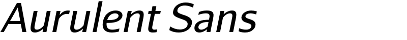 Aurulent Sans Font