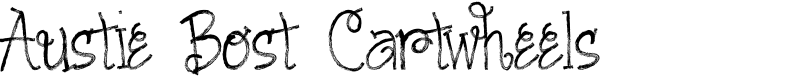 Austie Bost Cartwheels Font