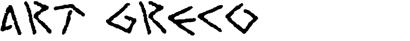 Art Greco Font
