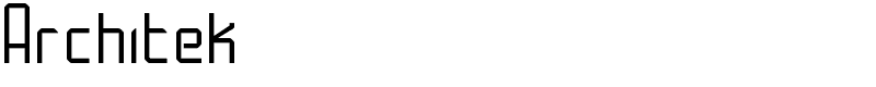 Architek Font