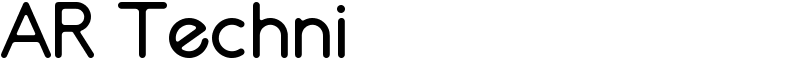 AR Techni Font